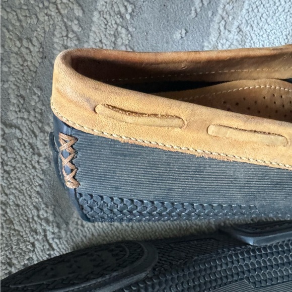 Cole Haan Slip On Boat Shoe leather Brown tan flats driving loafer 8.5 - Picture 12 of 12